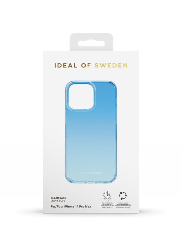 Clear Case iPhone 14 Pro Max Light Blue