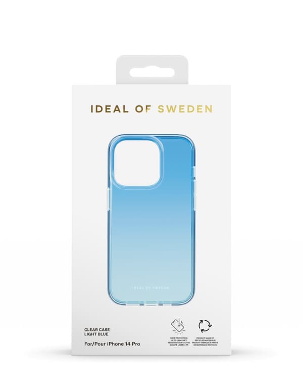 Clear Case iPhone 14 Pro Light Blue