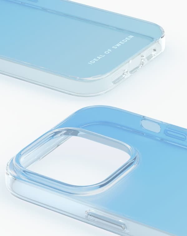 Clear Case iPhone 14 Pro Light Blue