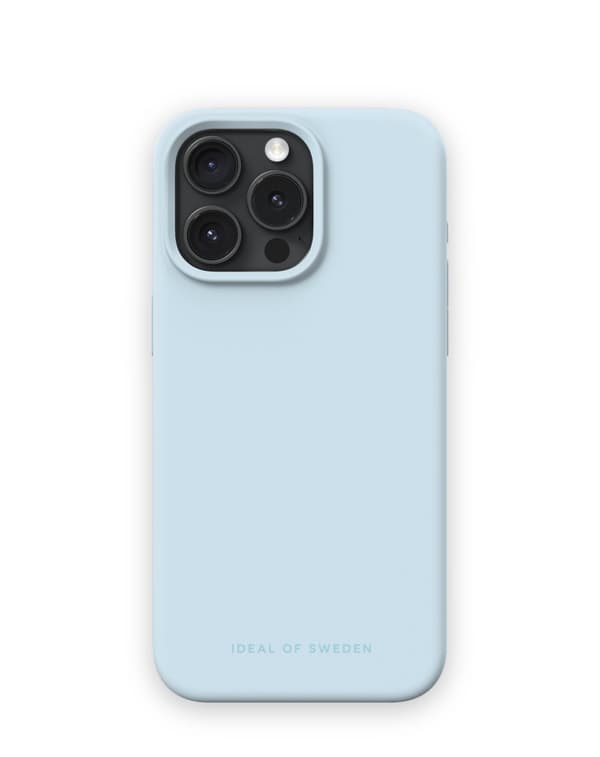 Silicone Case MagSafe iPhone 15 Pro Max Light Blue