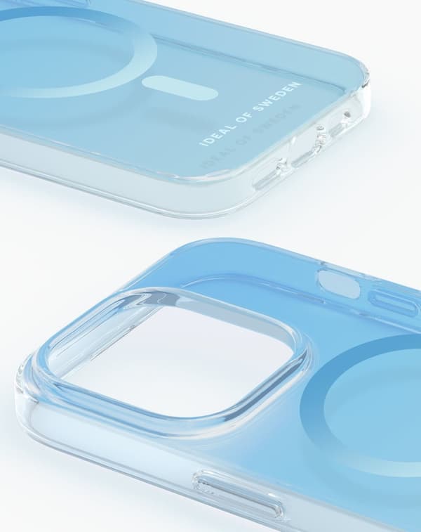 Clear Case MagSafe iPhone 14 Pro Light Blue