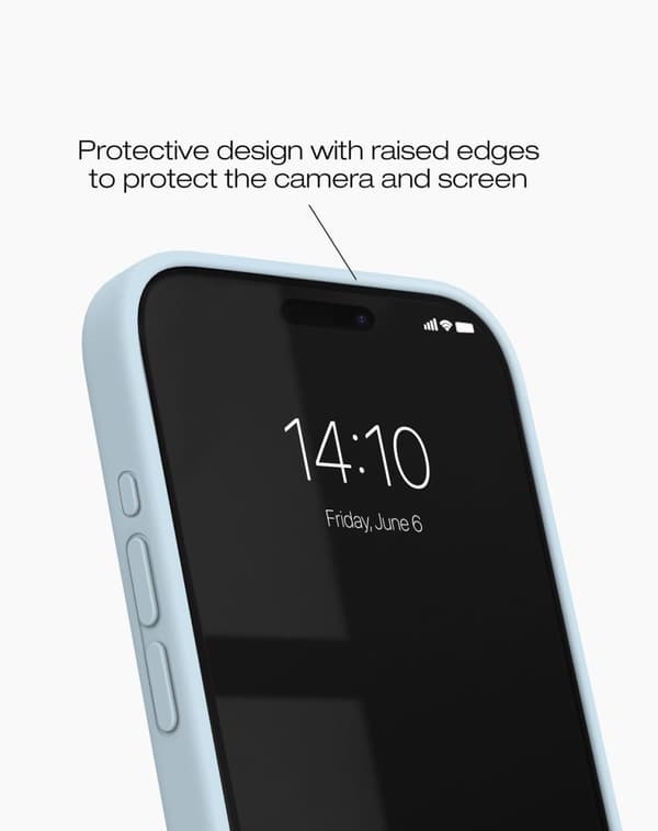 Silicone Case iPhone 15 Pro Max Light Blue