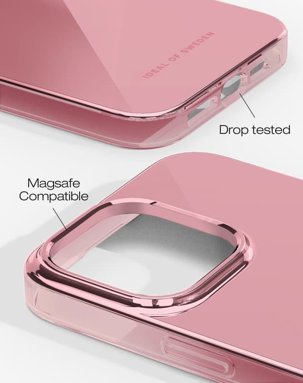 Mirror Case MagSafe iPhone 14 Pro Mirror Rose Pink