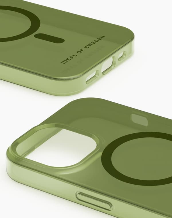 Clear Case MagSafe iPhone 13 / 14 / 15 / 16e Khaki