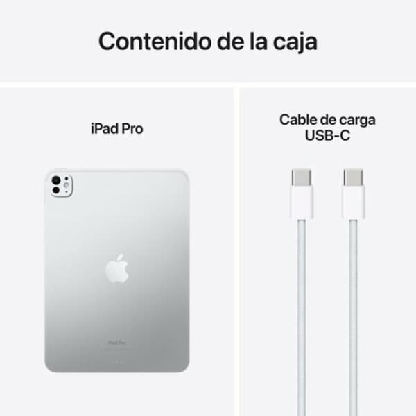 Tablet Apple iPad Pro 2024 11" M4 8 GB RAM 256 GB Sølvfarvet Stål