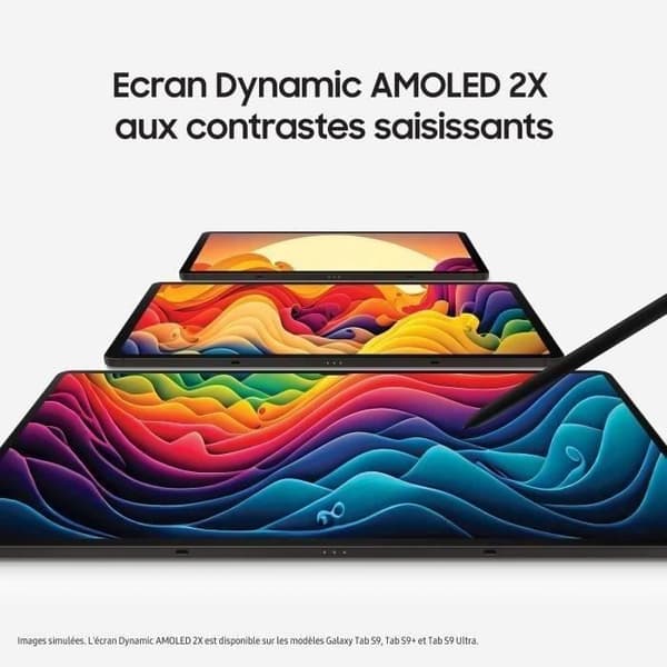 Samsung Galaxy Tab S9 11" 128GB 5G ANTRACITE pekskärmsplatta - Surfplatta med Galaxy AI