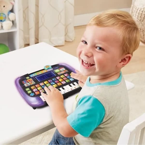VTECH P'tit Genius Magic Light pedagogisk surfplatta för barn från 2 år och uppåt - Svart/Blå - Blandat