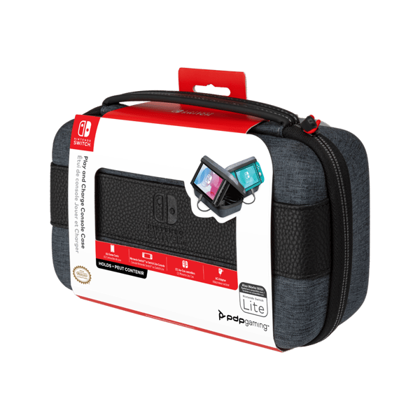 PDP - Play and Charge resefodral för Nintendo Switch, Switch Lite och Switch OLED