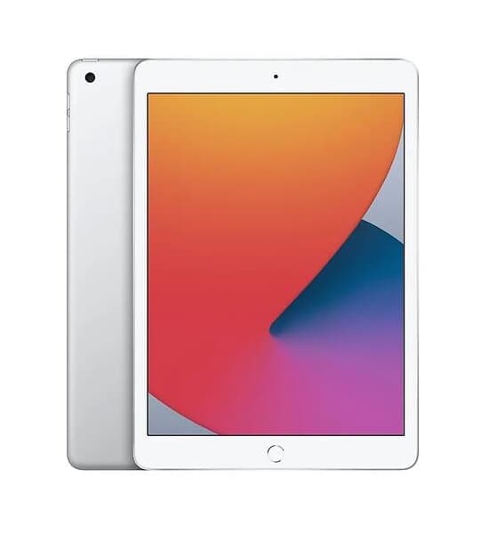Apple iPad 10.2" (8th Generation) 128GB Silver Grade A (Refurbished) Grå