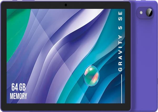 SPC GRAVITY 5 SE - 10-tums surfplatta, Octa-Core, 5000 mAh, 4 GB RAM, 64 GB lagring, föräldrakontroll, Android 13 - Lila Lila