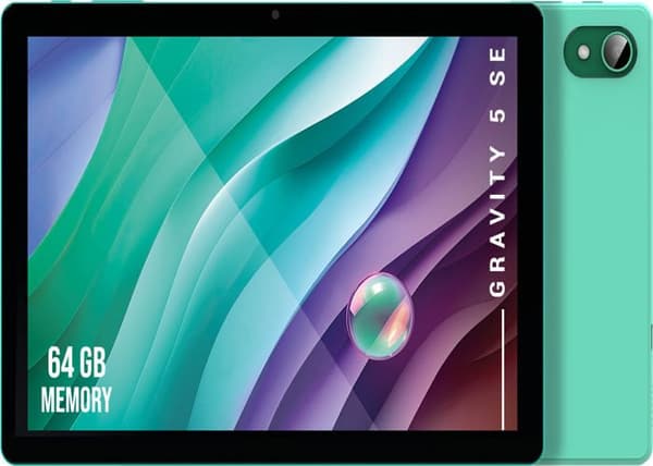 SPC GRAVITY 5 SE - 10-tums surfplatta, Octa-Core, 5000 mAh, 4 GB RAM, 64 GB lagring, föräldrakontroll, Android 13 - Mint