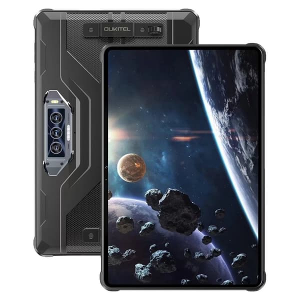 Robust 11" Surfplatta, 20000mAh Batteri, 48MP Kamera,6GB + 256GB, EU, Svart