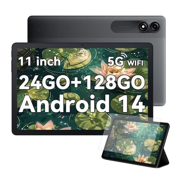 Blackview Tab 90 Touch Tablet 10,92" 1080P FHD Android 14 RAM 24GB ROM 128GB/SD 1TB 8200mAh (10W) PC-läge WPS Dual SIM - Grå