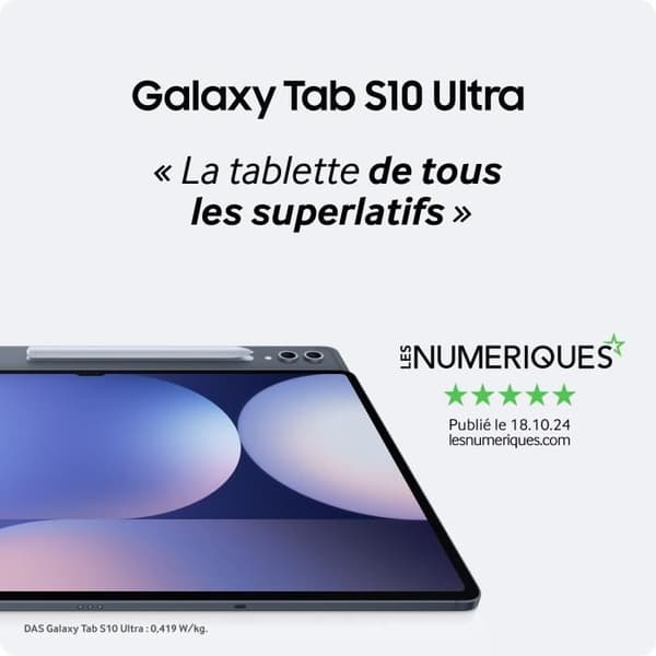 SAMSUNG Galaxy Tab S10 Ultra 14,6" Wifi 256 GB Silver