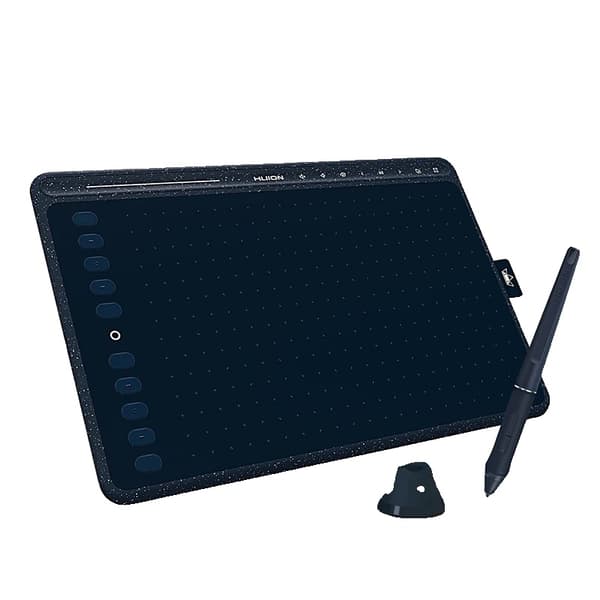Tegne Grafisk Tablet, 8192 Trykniveauer, USB-C Forbindelse,Stjerneskinnende Blå