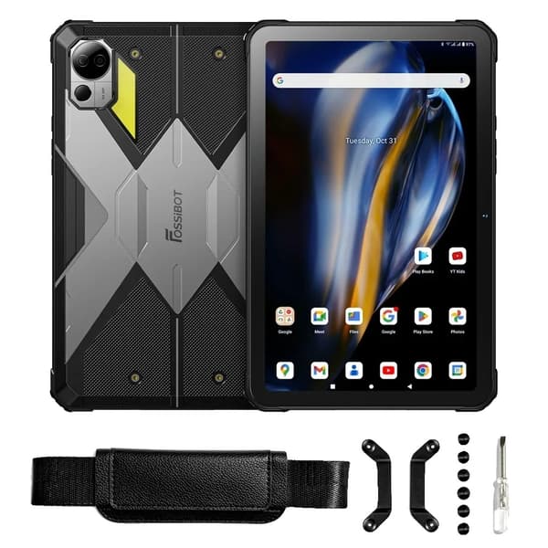 Rugged Tablet, 10,4" 2K-skärm, 22000mAh batteri,EU, Blå