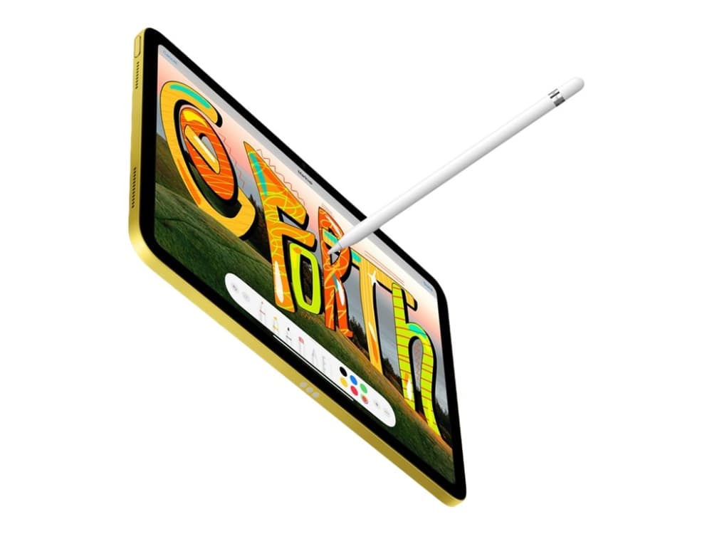 10.9-inch iPad Wi-Fi - 10. generasjon - tablet - 64 GB - 10.9" IPS (2360 x 1640) - gul