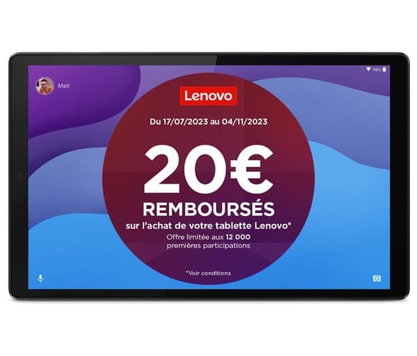Lenovo pekskärmsplatta - ZA6W0202SE - Tab M10 HD(2nd Gen) - mörkgrå Grå