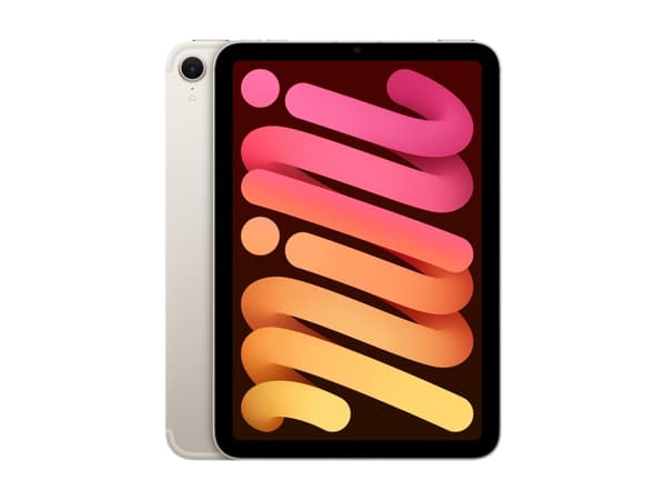 Apple iPad mini A17 Pro Wi-Fi + Cellular - Surfplatta - 512 GB - 8.3" IPS (2266 x 1488) - 3G, 4G, 5G - starlight Beige