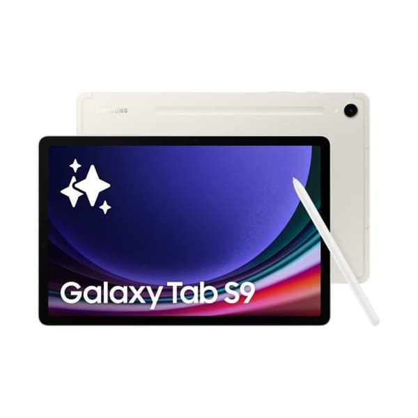 Samsung Galaxy Tab S9 11" 128GB WIFI CREAM pekskärmsplatta - Surfplatta med Galaxy AI Beige