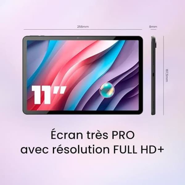 SPC Gravity 5 Pro – 11" FHD+ InCell-surfplatta, 6 GB RAM, 128 GB lagring, Octa-Core, 6000 mAh med 18 W snabbladdning, Android