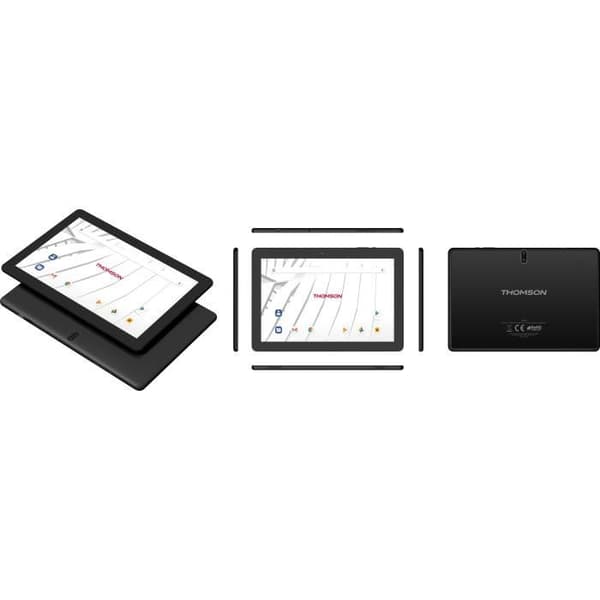 Surfplatta - THOMSON - TEOX 10 - 3 GB RAM - 64 GB lagring - Android 10 - Svart