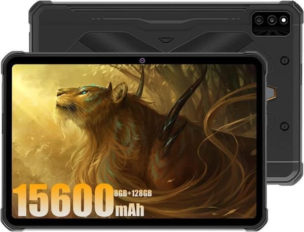 Okrossbar surfplatta - HOTWAV R6 Pro - Android 12 - 15600mAh - 8GB+128GB 16MP Dual SIM 4G Ip68 Vattentät