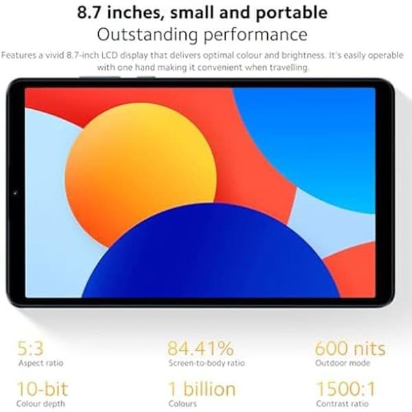 Surfplatta - Xiaomi - Redmi Pad SE - 8,7 tum - 4G - 64 GB - 4 GB RAM - HyperOS