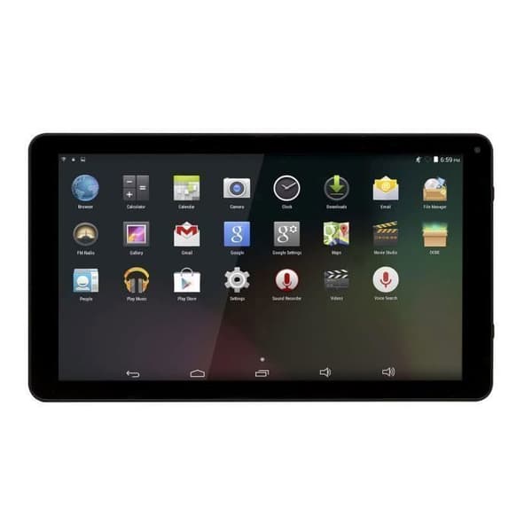 Denver Electronics TIQ-10394 surfplatta - 10,1" - 16 GB - Android 8,1 GB utgåva - Svart Svart