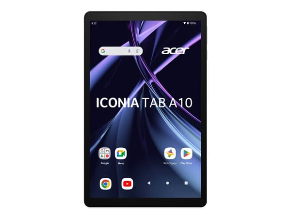 Acer ICONIA Tab A10 A10-21 - Tablet - Android 14 - 128 GB eMMC - 10.1" IPS (1280 x 800) - microSD-spor - sølv Sølv