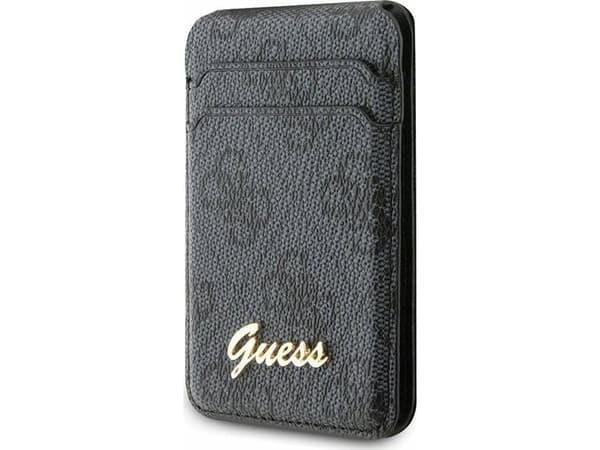 Kieszeń na karty Guess Wallet Card Slot Stand GUWMSHG4SHK MagSafe 4G Classic Logo czarny/black
