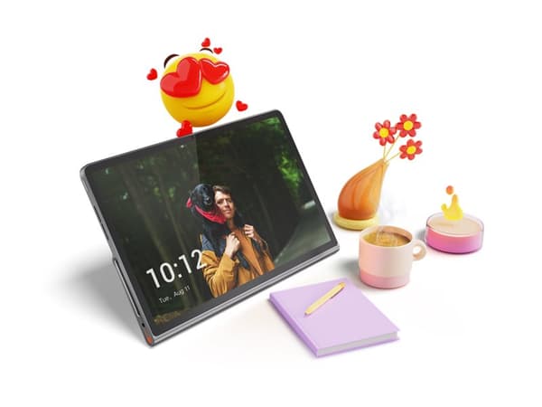 Lenovo Tab Plus ZADX - Surfplatta - Android 14 eller senare - 128 GB UFS-kort - 11,5" IPS (2000 x 1200) - microSD-kortplats - luna grey