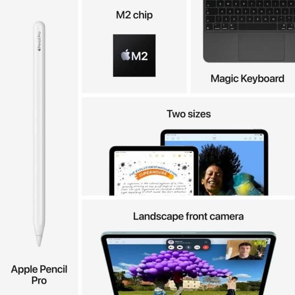 Läsplatta Apple iPad Air 11" M2 8 GB RAM 512 GB Beige
