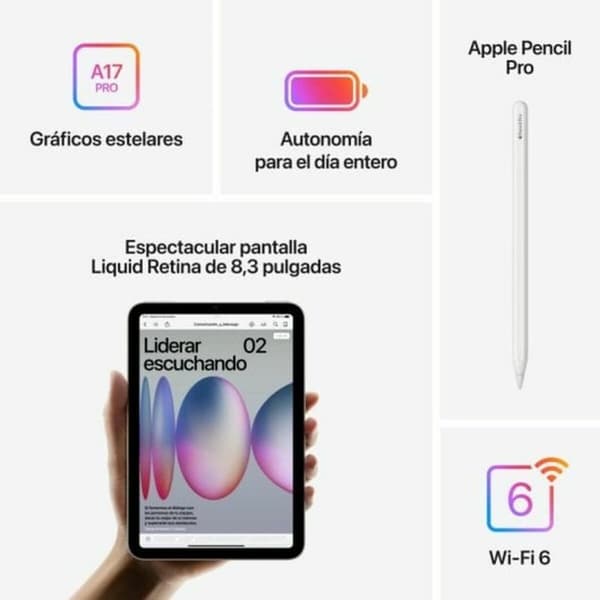 Läsplatta Apple MXN83TY/A 128 GB Vit