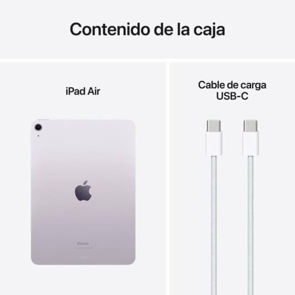 Läsplatta Apple iPad Air 2024 11" M2 8 GB RAM 128 GB Violett