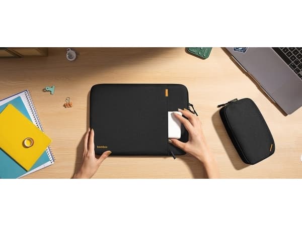 Etui Tomtoc tomtoc Sleeve Kit - 13" MacBook Pro / Air, Black