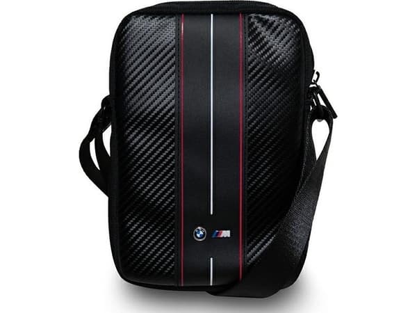 Etui na tablet BMW Torebka BMW BMTB10COMSCAKR 10" Carbon Red Stripes czarny/black