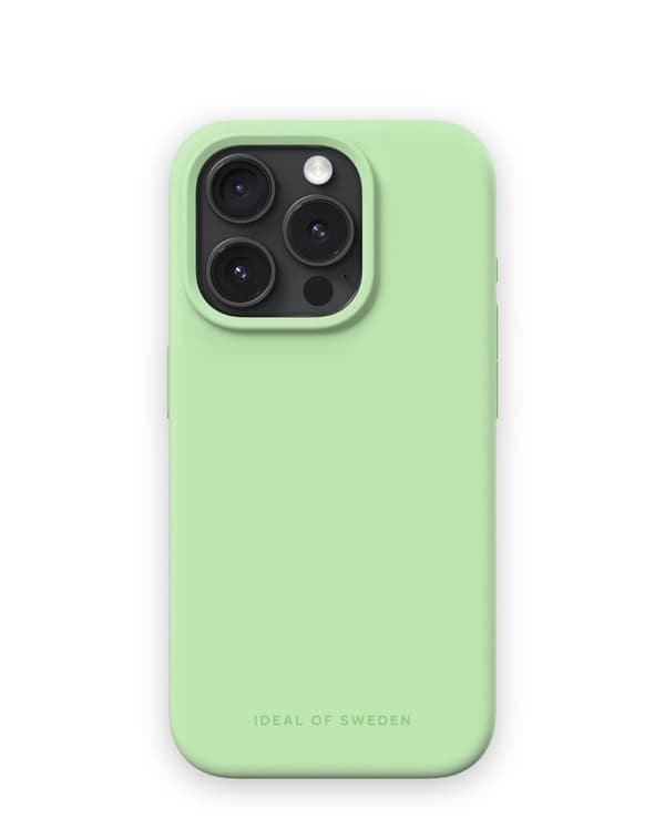Silicone Case iPhone 15 Pro Mint