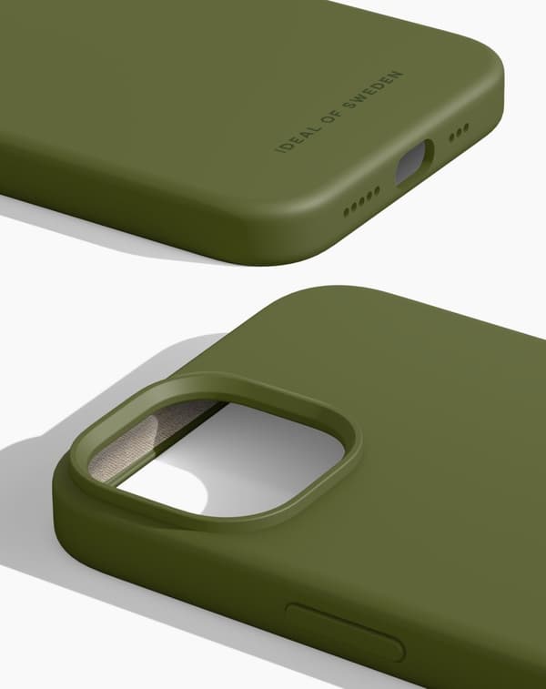 Silicone Case MagSafe iPhone 13 / 14 Khaki