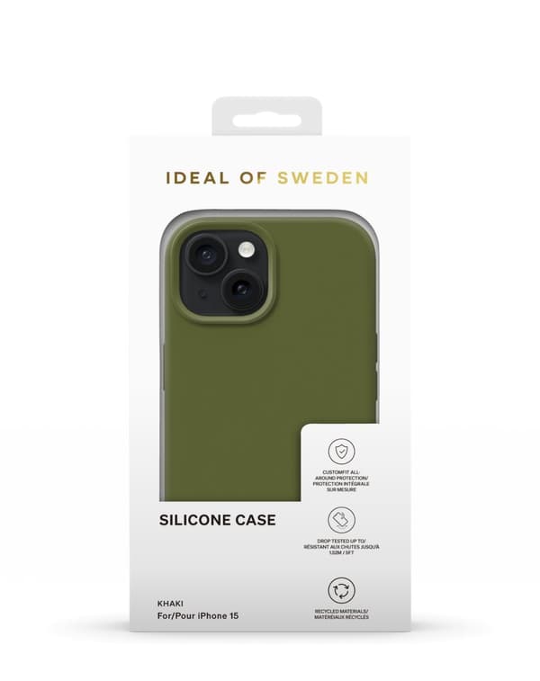 Silicone Case iPhone 13 / 14 / 15 / Khaki