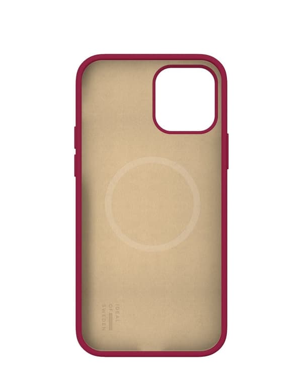 Silicone Case MagSafe iPhone 12 / 12 Pro Cranberry