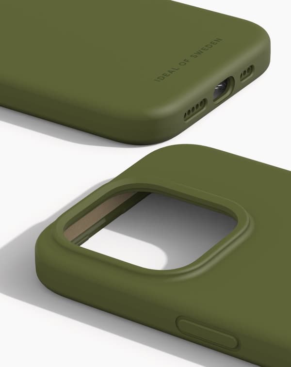 Silicone Case iPhone 15 Pro Khaki