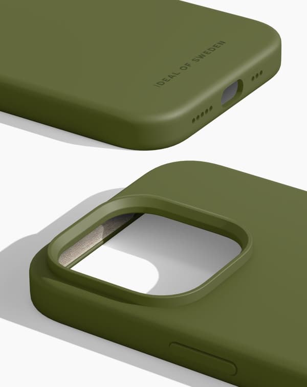 Silicone Case iPhone 14 Pro Khaki