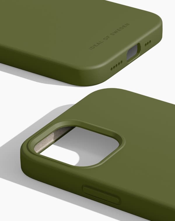 Silicone Case iPhone 12 / 12 Pro Khaki