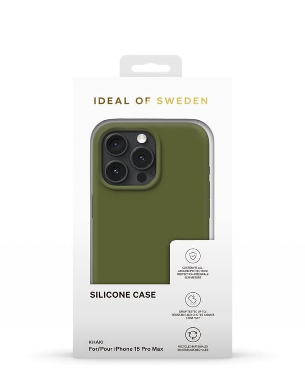 Silicone Case iPhone 15 Pro Max Khaki