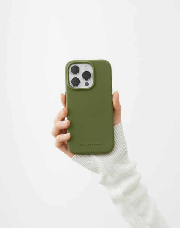 Silicone Case iPhone 15 Pro Max Khaki