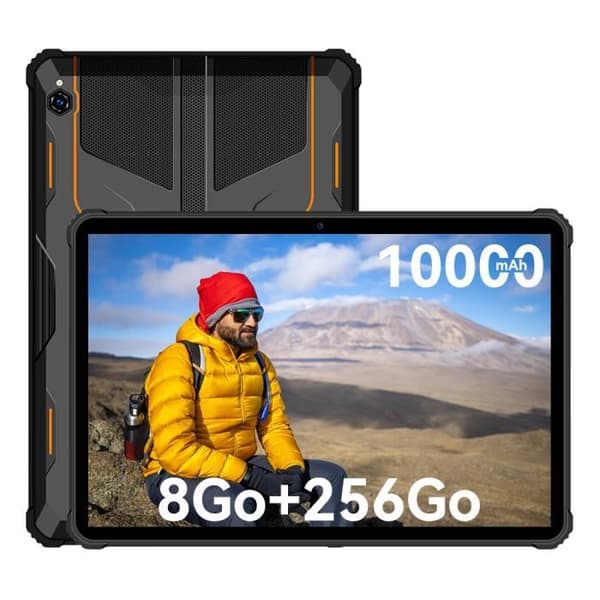 Oukitel RT5 Rugged Touchscreen Tablet 8GB RAM+256GB ROM 10.1" Skärm 10000mAh Batteri Dual SIM 4G LTE WIFI Tablet PC - Orange
