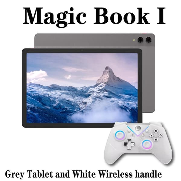 Magisk Bok I Handhållen Spelkonsol, 12GB RAM, 256GB Lagring,Vit handtag, 256G 35K -spel