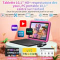 Miniatyrbild 2 av 6: Blackview Tab A6 barnsurfplatta Android 14 10,1" HD+, 12GB + 128GB /SD 1TB 5100mAh Utbildning, föräldrakontroll - rosa