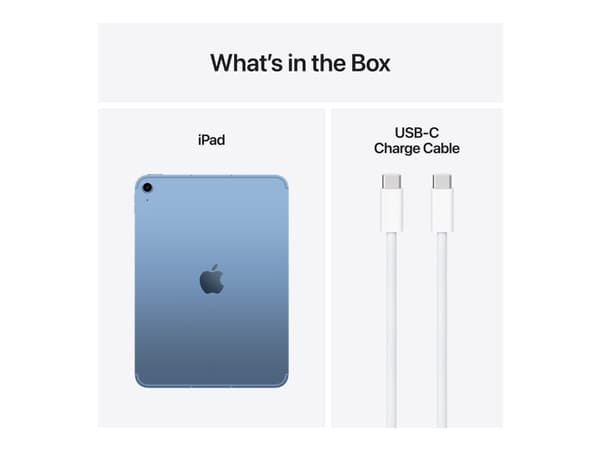 Apple iPad A16 Wi-Fi + Cellular - Surfplatta - 128 GB - 11" IPS (2360 x 1640) - 3G, 4G, 5G - blå